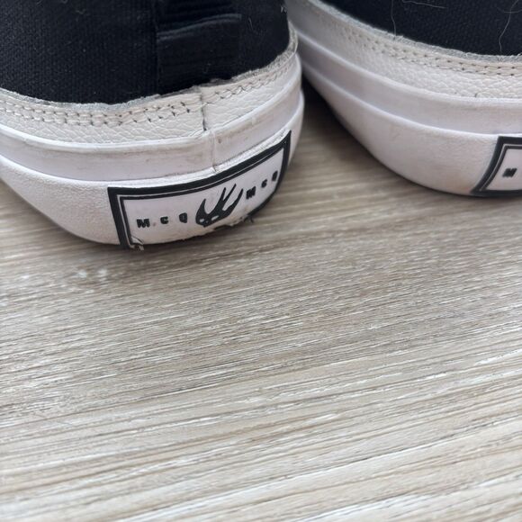 Alexander McQueen Sneakers EU 40 Swallow Vulc High Top Leather MCQ Womens 10 - Picture 8 of 9